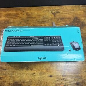 Logitech‎ MK520 Advanced 920-002553 Black Wireless Combo Windows Full Size
